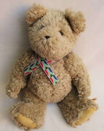 THIS IS SILKY - A 'FIRST IN THE WORLD' BEAR MADE FROM WILD AFRICAN SILK - WOW!!