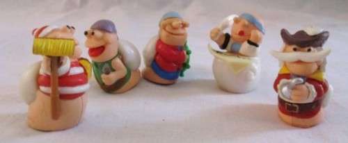 EXTREMELY RARE AND CUTE BEYOND WORDS - VINTAGE RUBBER, MOVING 'SNAIL CHARACTERS!!