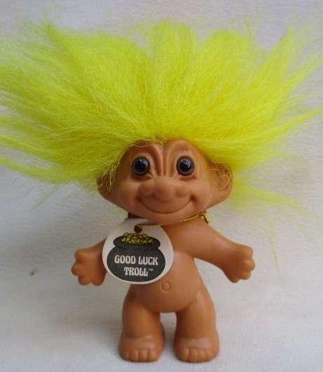 CUTE RUSS BERRIE GOOD LUCK TROLL NO 2!!