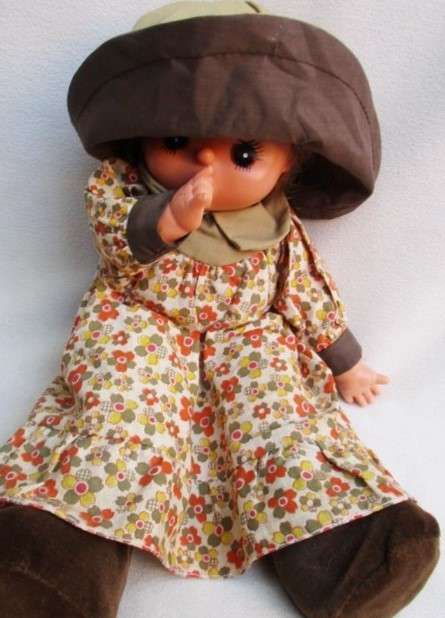 MAUDIE MAE - A VERY RARE VINTAGE DOLL - 1970'S SEKIGUCHI, JAPAN ( MONCHHICHI)