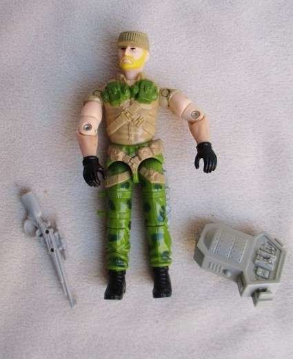 VINTAGE 1989 G I JOE FIGURE - ROCK AND ROLL!!