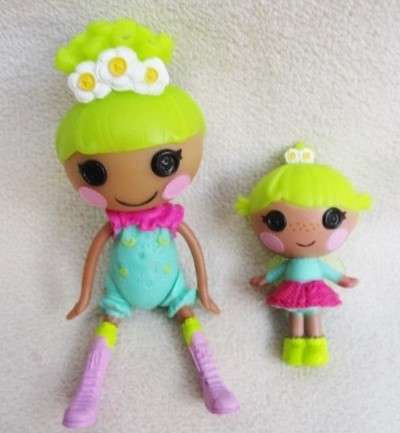 SWEET MGA LALALOOPSY MINI DOLL AND TINY SISTER - PIX E FLUTTERS!!