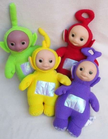ALL FOUR TELETUBBIES - DIPSY, TINKY WINKY, LAA LAA AND PO!!
