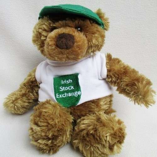 COLLECTABLE  GUND 'IRISH STOCK EXCHANGE' BEAR!!