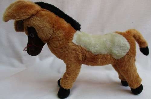 VINTAGE DONKEY WITH GLASS EYES AND STUFFED WITH STRAW!!