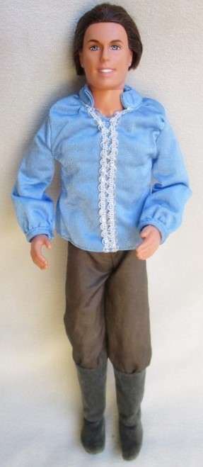 HANDSOME KEN DOLL - BARBIE'S BOYFRIEND - WITH BROWN HAIR AND WEARING ORIGINAL 'BARBIE' OUTFIT!!