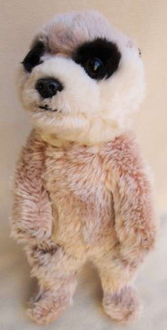 CUTE FLUFFY UPRIGHT MEERKAT WITH HARD PLASTIC NOSE!!