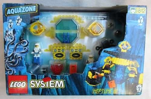 RARE - ONLY ONE ON BOB - LARGE VINTAGE 1995 LEGO SYSTEM 1822 - AQUAZONE - SEA CLAW 7 - MINT IN BOX!!