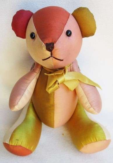 VERY COLLECTABLE 'JIM THOMPSON' BEAR - 100% THAI SILK!!