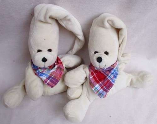 TWO ADORABLE SOFT PROMOTIONAL 'SLEEPY GHOSTS' BY WENATEX, AUSTRIA!!