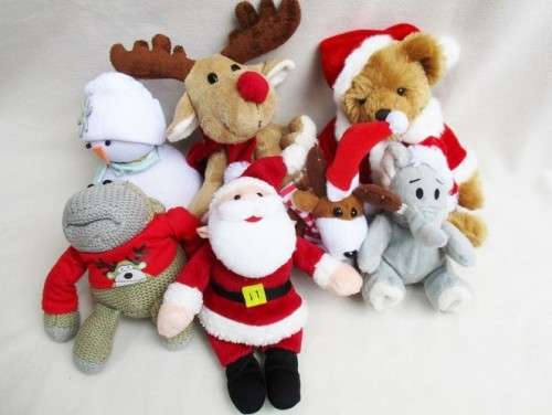 A GROUP OF CUTE CHRISTMAS TOYS TO DISPLAY UNDER THE TREE - GROUP TWO - SMALLER TOYS!!