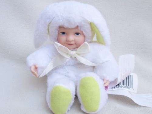 SWEET TINY ANNE GEDDES BUNNY DOLL!!