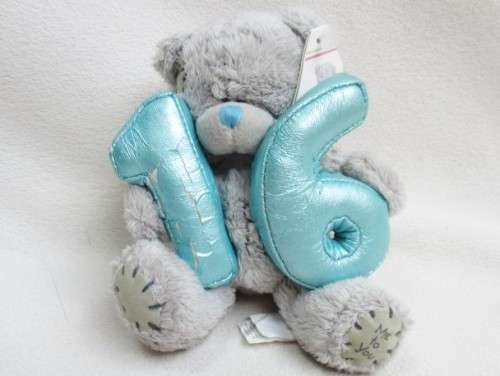 CUTE TINY TATTY TEDDY NUMBER BEAR  (ME TO YOU)  - NO. SIXTEEN!!