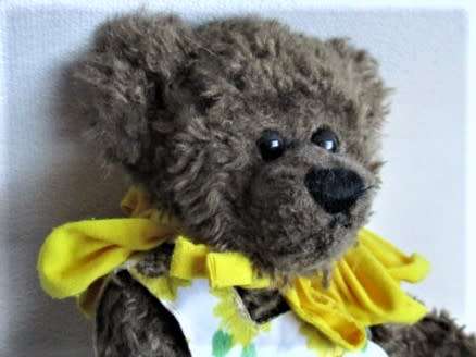 SUSANNAH - THE CUTE FULLY JOINTED TY ATTIC TREASURES SUNFLOWER BEAR!!