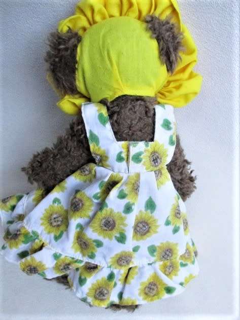 SUSANNAH - THE CUTE FULLY JOINTED TY ATTIC TREASURES SUNFLOWER BEAR!!