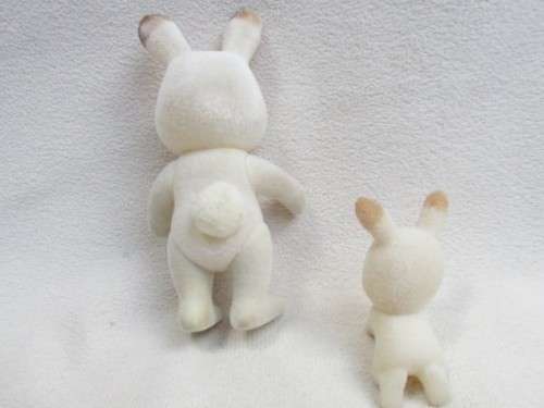 TWO SYLVANIAN FOREST FAMILY CHOCOLATE BUNNIES!!