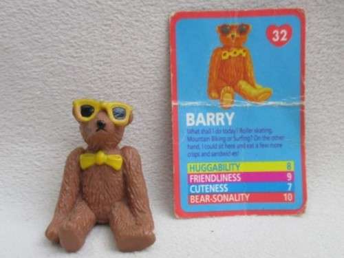 CUTE TEDDY IN MY POCKET WITH ORIGINAL CARD - BARRY!!