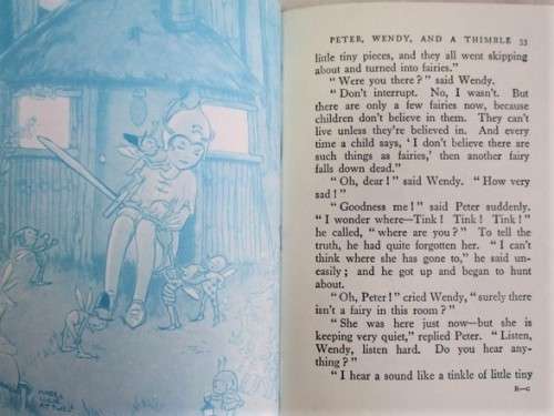 1969 - PETER PAN AND WENDY ILLUSTRATED BY MABEL LUCIE ATTWELL!!