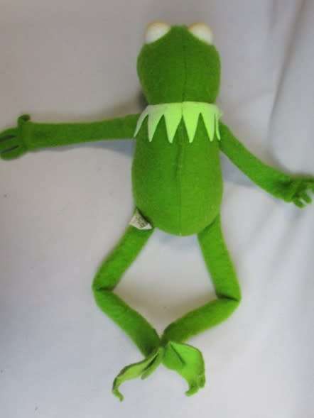 SO SPECIAL!! A VINTAGE 1976 LARGE, POSEABLE FISHER PRICE JIM HENSON KERMIT THE FROG FROM THE MUPPETS