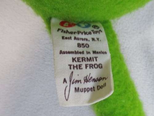 SO SPECIAL!! A VINTAGE 1976 LARGE, POSEABLE FISHER PRICE JIM HENSON KERMIT THE FROG FROM THE MUPPETS