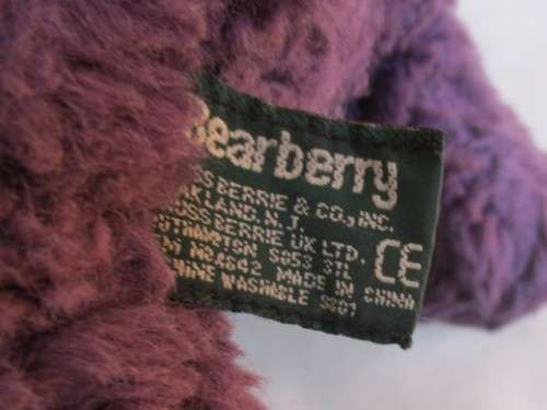 BARNABY AND BEARBERRY - TWO RUSS BERRIE BEARS WITH A 'MUCH LOVED' AIR
