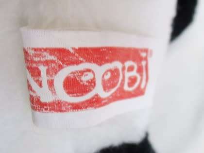 A CUTE NOOBI PANDA BEAR AND BABY