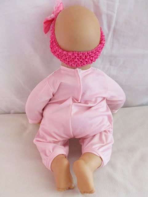 ADORABLE ZAPF CREATIONS GIGGLING/SUCKING BABY ANNABELL DOLL - SIMILAR TO BABY BORN DOLL