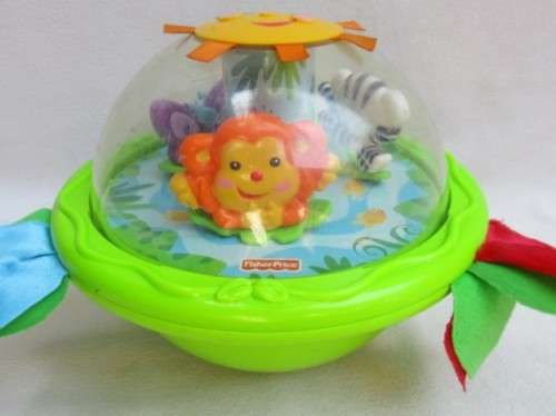 A CUTE 2007 FISHER PRICE ROLY POLY CHIME BALL IN GREAT CONDITION
