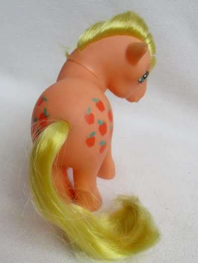 FOR LIVIA ONLY - HASBRO G1 MY LITTLE PONY - APPLEJACK - 1983 PAT PEND - HONG KONG