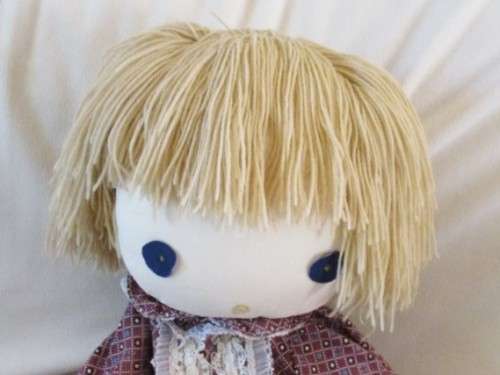 ENORMOUS 79CM TALL VINTAGE RAG DOLL - THE COLLECTABLE KIND!!