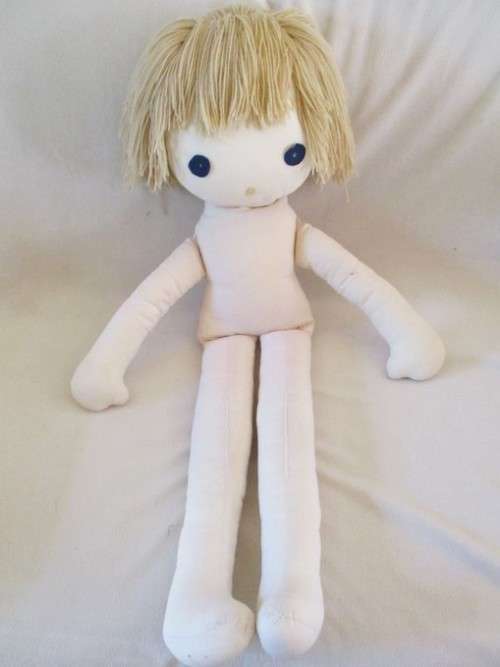 ENORMOUS 79CM TALL VINTAGE RAG DOLL - THE COLLECTABLE KIND!!