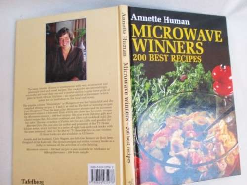 TWO LOVELY ANNETTE HUMAN RECIPE BOOKS - ONE ENGLISH, ONE AFRIKAANS