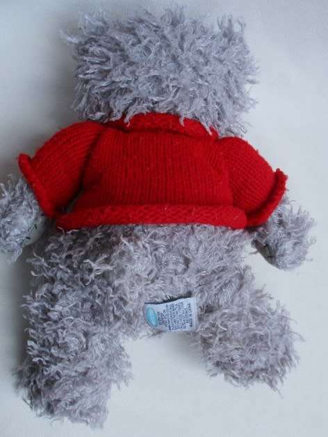 A LARGE TATTY TEDDY  (ME TO YOU)  WITH 'DIAMOND' ON NOSE