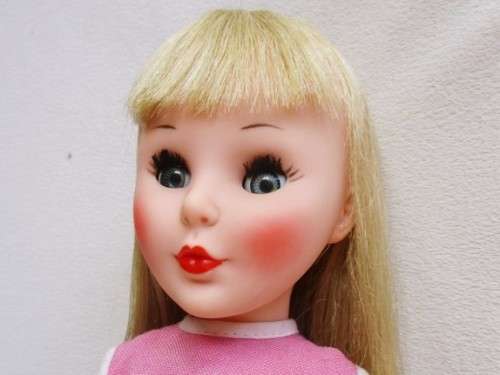 A VINTAGE DOLL WITH EXQUISITE FURGA SIMONA-LIKE LOOK - MARKED 'SAD' ON BACK OF HEAD!!