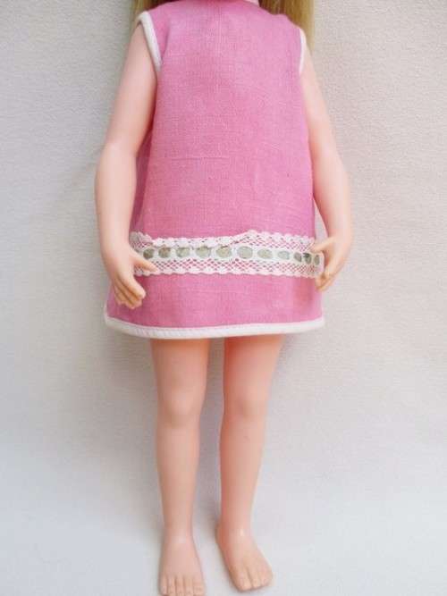 A VINTAGE DOLL WITH EXQUISITE FURGA SIMONA-LIKE LOOK - MARKED 'SAD' ON BACK OF HEAD!!