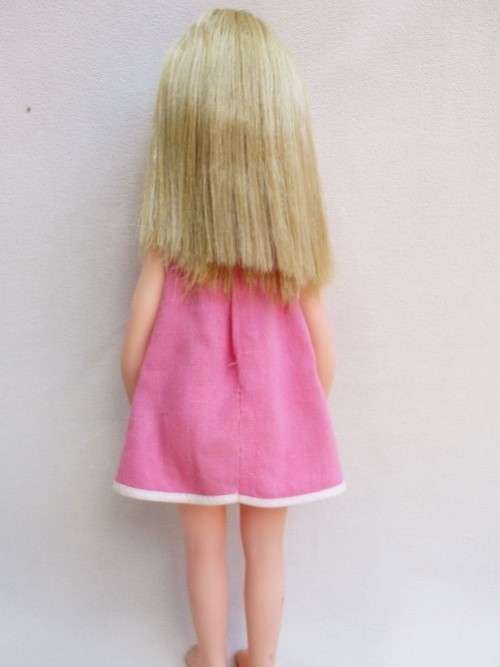 A VINTAGE DOLL WITH EXQUISITE FURGA SIMONA-LIKE LOOK - MARKED 'SAD' ON BACK OF HEAD!!