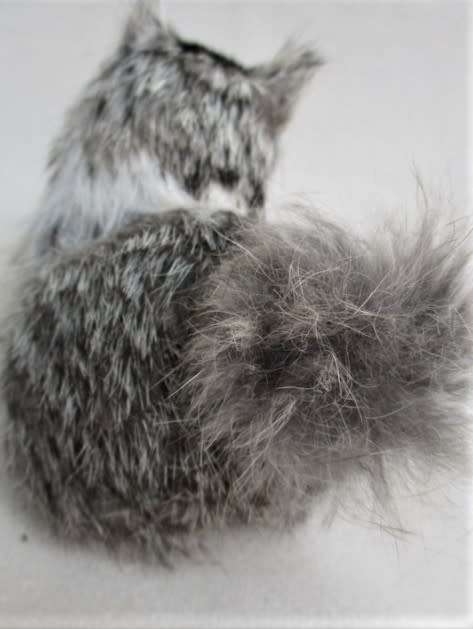 THE CUTEST TINY CAT MADE FROM ARTIFICIAL 'REAL FUR'