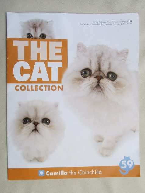 CAMILLA THE CHINCHILLA - ORIGINAL 'THE CAT ARTIST COLLECTION' (ACCEPT NO COPYCATS) PLUS ORIGINAL MAG