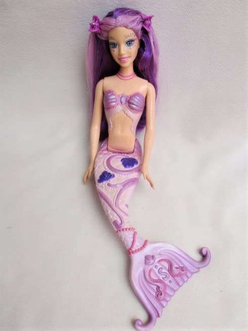 STUNNING MATTEL BARBIE FAIRYTOPIA PURPLE MERMAID DOLL