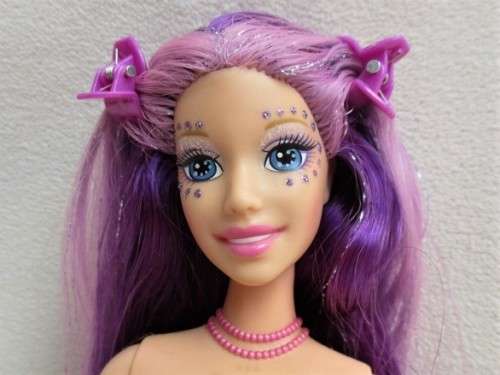 STUNNING MATTEL BARBIE FAIRYTOPIA PURPLE MERMAID DOLL