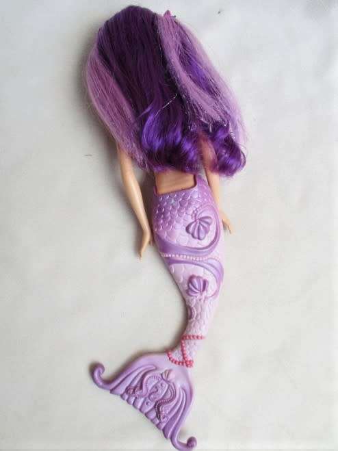 STUNNING MATTEL BARBIE FAIRYTOPIA PURPLE MERMAID DOLL