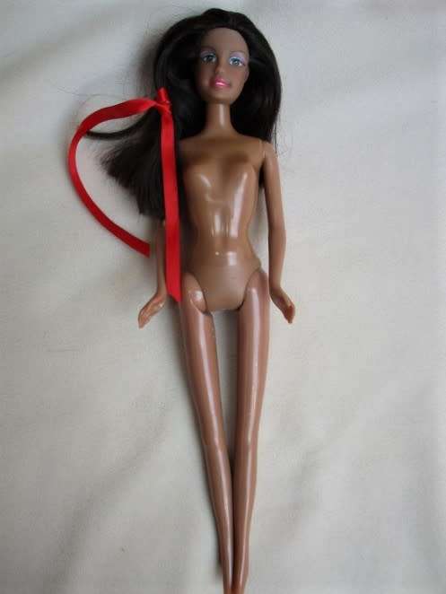 A VERY WELL MADE BARBIE-LIKE BLACK FASHION DOLL