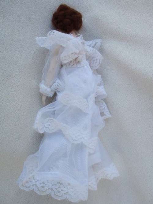 SPECIAL FIND!! A SMALL 21CM TALL ANTIQUE LATE 1800's 'WAX OVER' DOLL STRAIGHT OUT OF THE ATTIC !!
