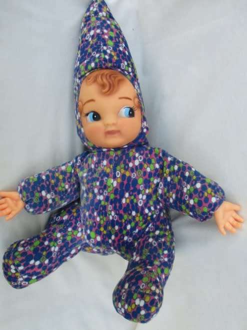 RARE FIND!!  LARGE 58CM TALL VINTAGE 1950's/60's CARNIVAL CONE HEAD DOLL!!