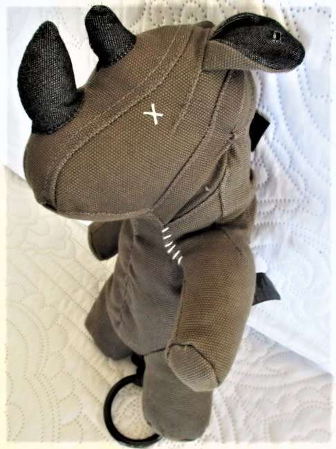 FOR THE FASHION CONSCIOUS BABY - A COLLECTABLE G-STAR RAW PULL-STRING MUSICAL RHINO