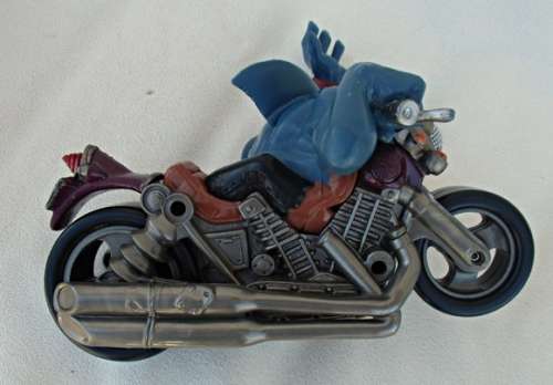 1995 MATTEL STREET SHARKS RIPSTER RIP RIDER MOTORCYCLE ACTION FIGURE