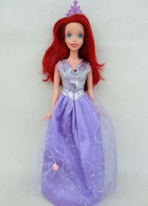 A MATTEL BARBIE DISNEY PRINCESS - ARIEL WITH GORGEOUS RED HAIR