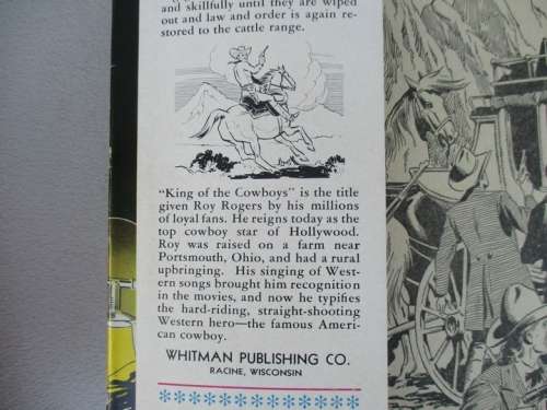 WHO REMEMBERS ROY ROGERS THE SINGING 'KING OF THE COWBOYS'? TWO AUTHORISED EDITIONS FROM 1945 & 1946