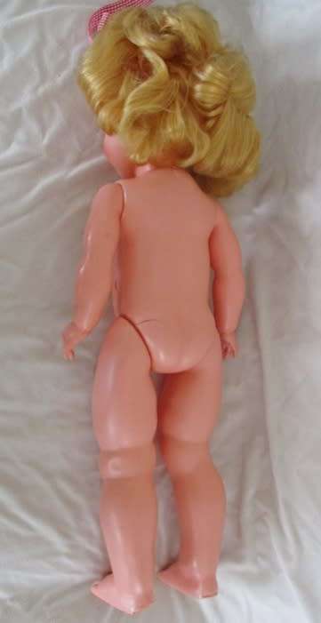 SO RARE!! A LARGE VINTAGE 1950's/60's  EVERGREEN, HONG KONG WALKING DOLL (NO 1027)   - 66CM TALL