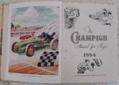THE CHAMPION ANNUAL FOR BOYS 1954